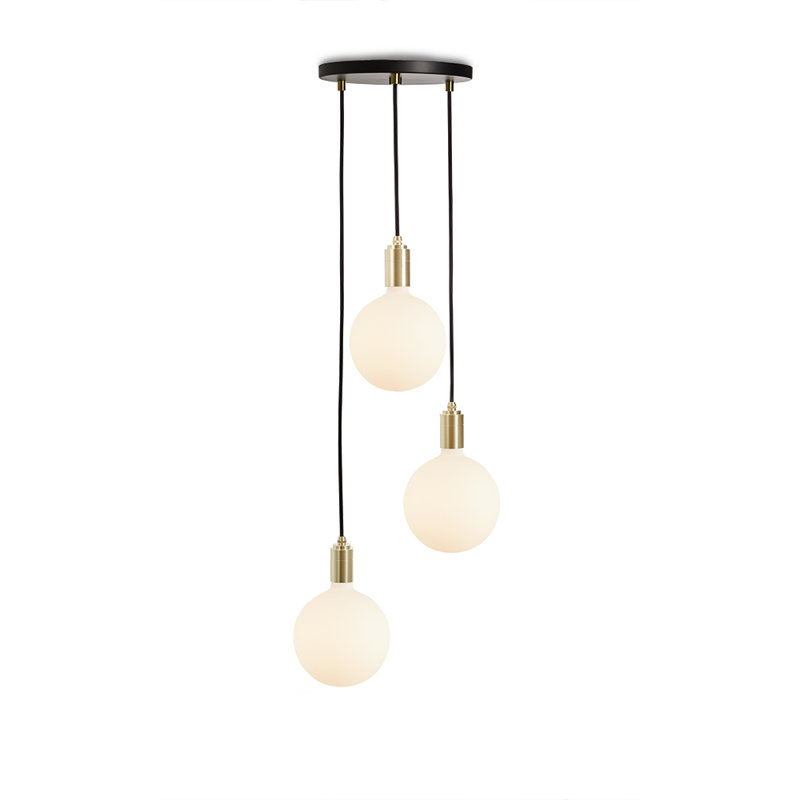 Sphere IV 3 - Light Pendant, Brass