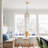1-light Dimmable Crystal Pendant Light