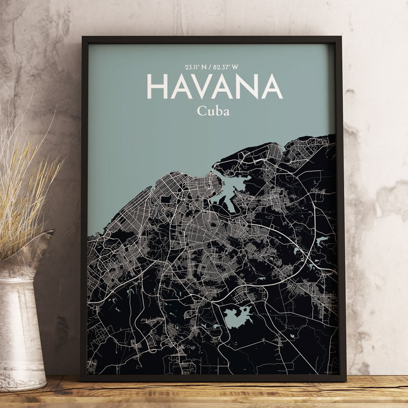 Havana - No Frame Print, 91.4cm H x 61cm W x 0.13cm D