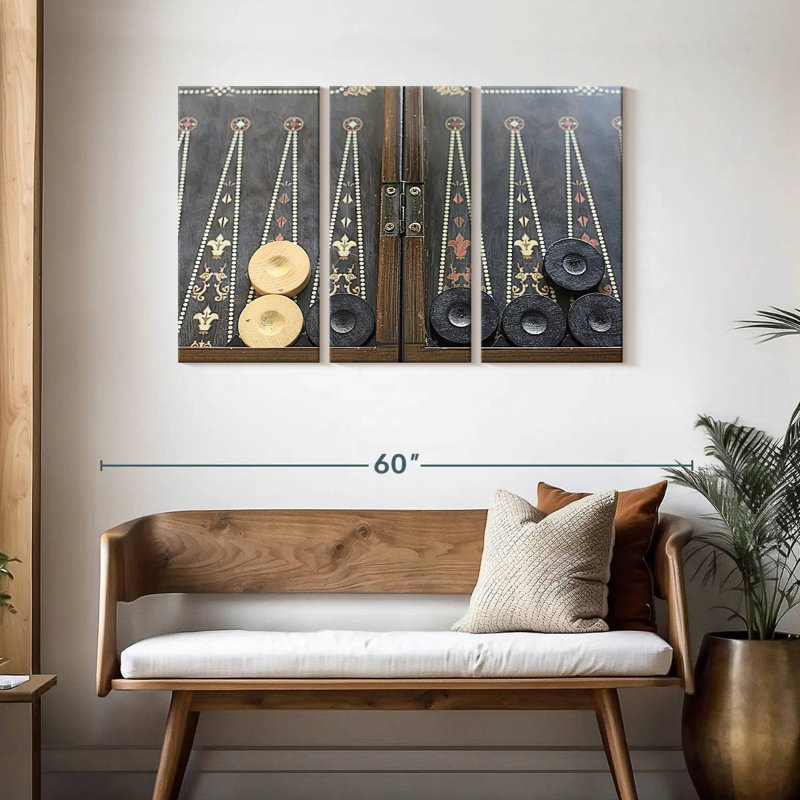 Senne Backgammon Table, 28" H x 45" W