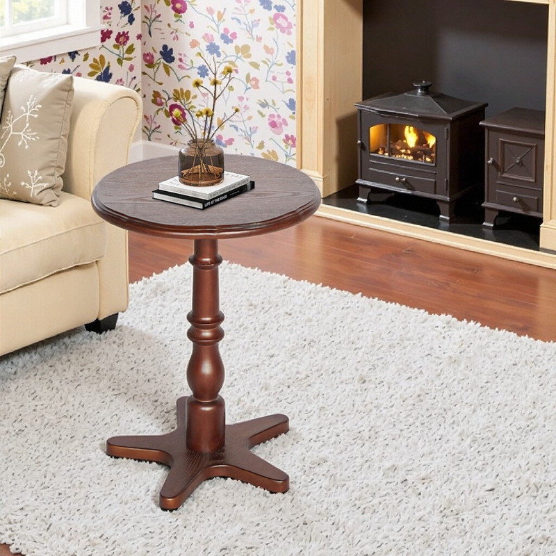 Table d'appoint 15,75 po, Brun