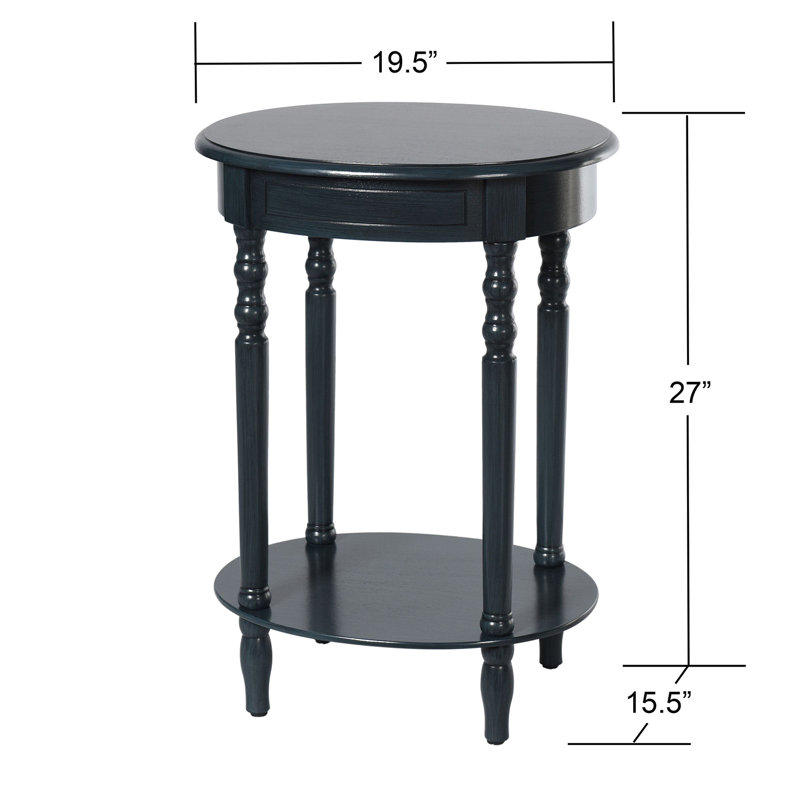 Daebreona End Table, Antique Navy