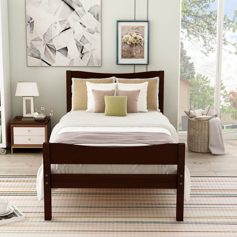 Hergen Slat Bed, Espresso