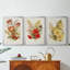 Antique Floral Bouquet IV - Toile tendue avec châssis sur mesure - 3 pièces-1897891308-1897891297