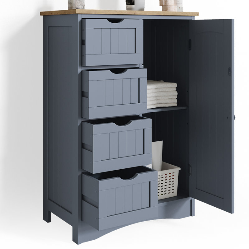 Mccollough Freestanding Linen Cabinet