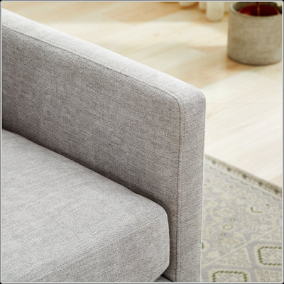 Fauteuil d'appoint pivotant à 360 ° carré 30,7 po et fauteuil simple confortable avec base en bois patiné