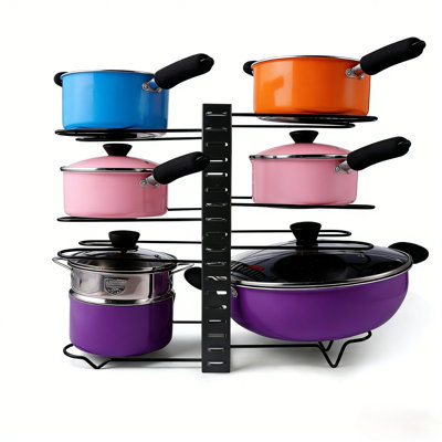Support à casseroles réglable, support de cuisine, support de rangement