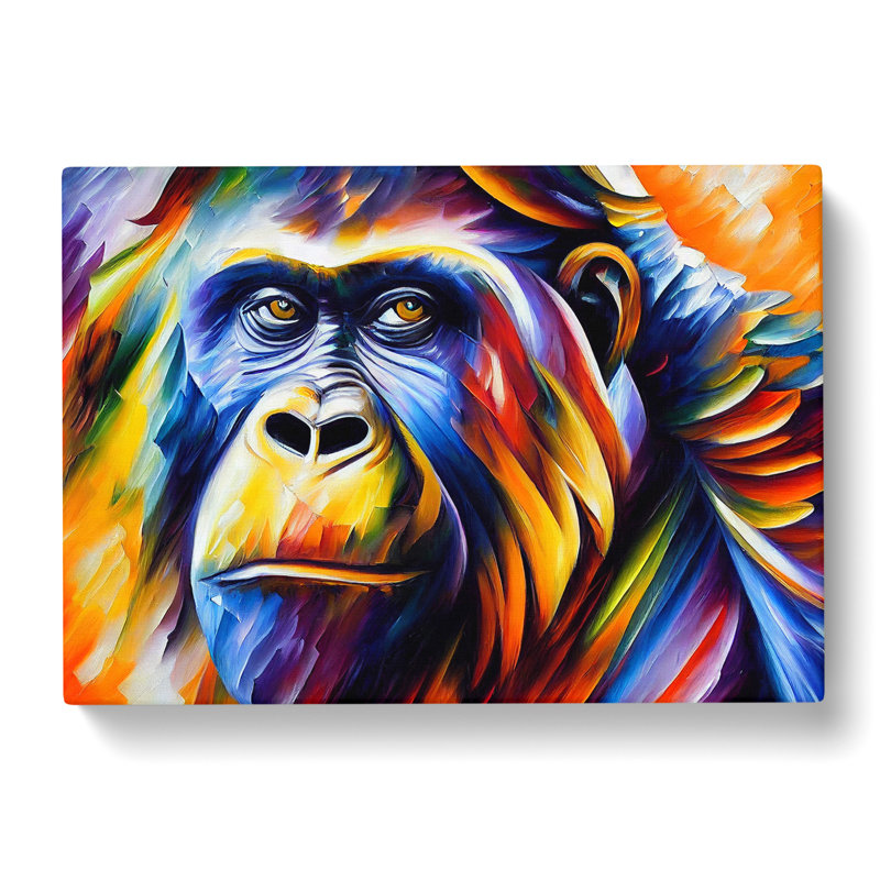 Gorilla Vol.3 Abstract - Wrapped Canvas, 35cm H x 50cm W x 3cm D