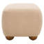 Repose-pieds rectangulaire Carrah avec pieds en bois Carrah-22872257