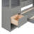 Murphy Bed with Bookcase, Drawers and LED Lights,Platform Bed,Storage Bed -1637785400-1637785406