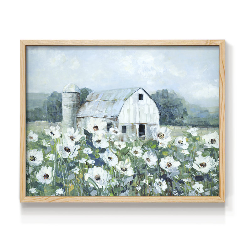 Dream Fields -Framed Print - Restickable, H 8 po x l 10 po, Naturel