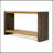Mirod Vintage Industrial Console Table - Classic Minimalist Design with Premium Wood Veneer and Distressed Finish
