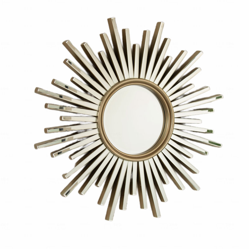 Miroir, miroir décoratif en forme de soleil