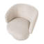 Swivel Armchair LIEKSA Light Beige