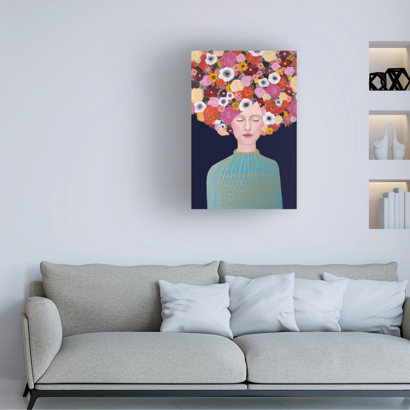 Art sur toile «Bachelor Sylvie Demers Celeste», H 19 po x l 12 po