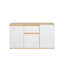 Jahier 136Cm W L-Shaped Desk with Cabinet