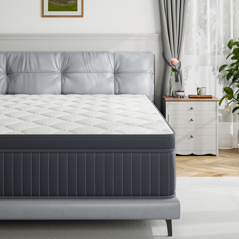 8''/10''/12''/14'' Anti Static Plush Cooling Gel Memory Foam Hybrid Mattress, CertiPUR-US, OEKO-TEX, SGS Certified, King, 10"