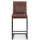 Nasturtium Upholstered Counter Stool with Metal Frame