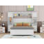 Lit plateforme double avec rangement-88622798