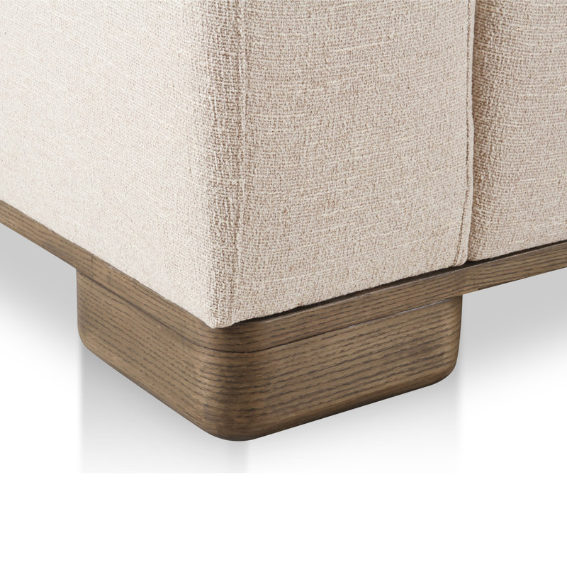 Canapé Beau, Beige, 30" H x 110" W x 110" D