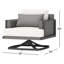 Chaise de terrasse avec coussins Sunbrella Layden