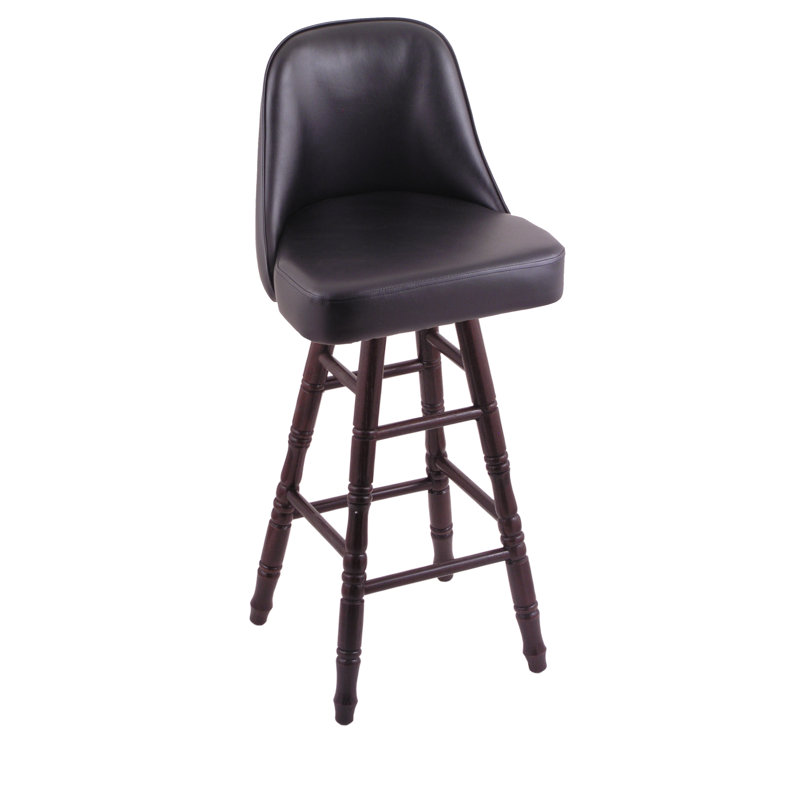 Tabouret tournant 30" Grizzly, Érable cerisier foncé, Très grand (siège d'une hauteur de 36 po)