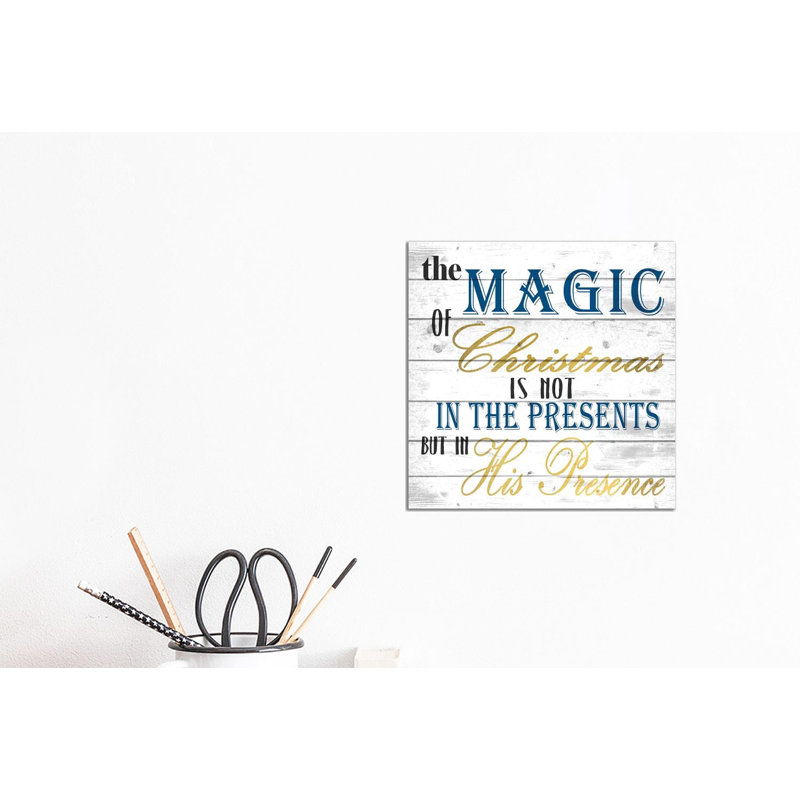 The Magic Of Christmas by Kimberly Allen - Wrapped Canvas Gallery-Wrapped Canvas Giclée, 30.48cm H x 30.48cm W
