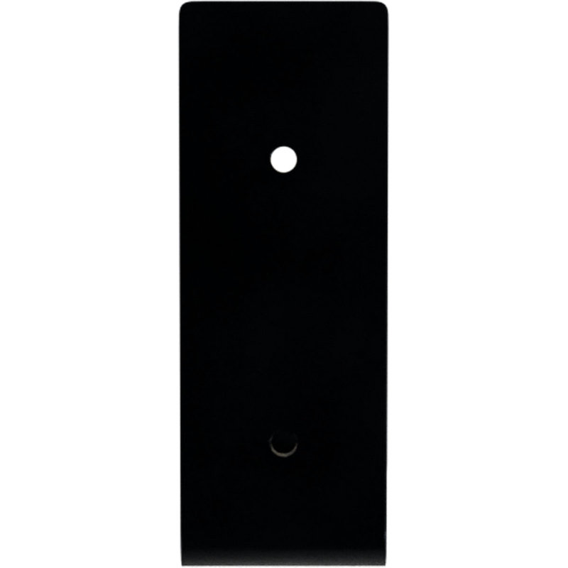 Support de tablette en acier, H 5 po x l 2 po x P 6 po, Noir thermolaqué