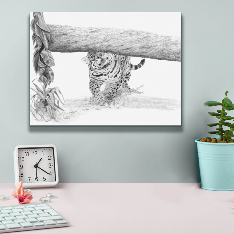 «Rain Forest Stroll» par nom d'artiste, H 12 po x l 16 po x P 0,75 po