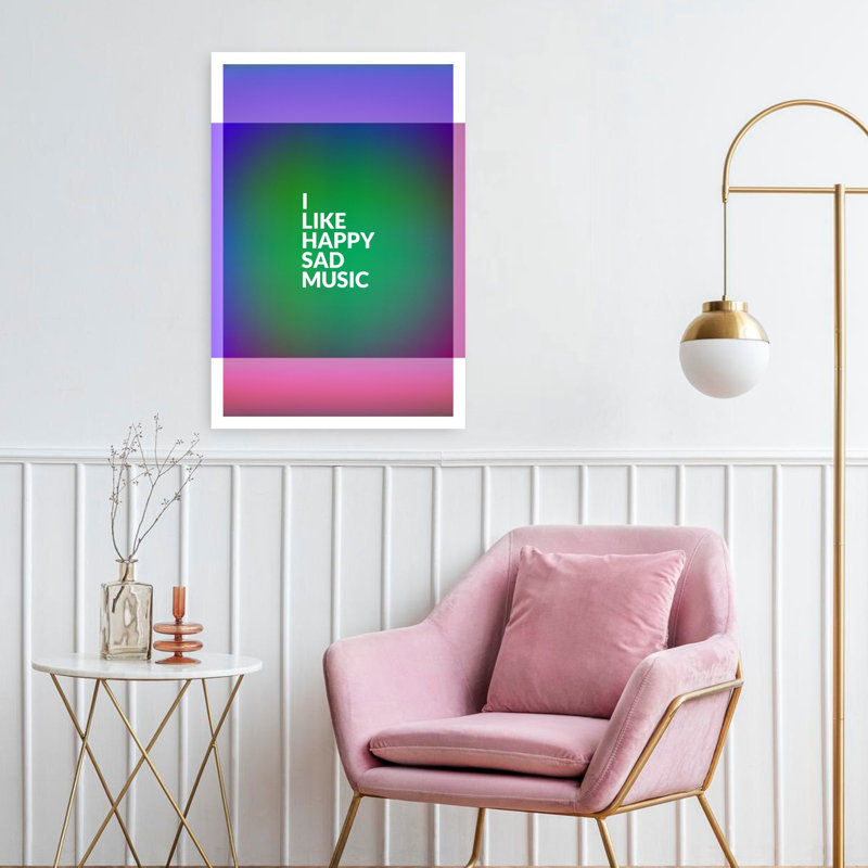 Art contemporain abstrait coloré, H 24 po x l 16 po
