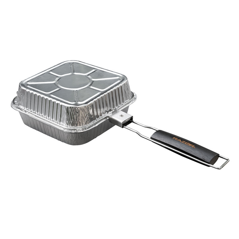 Razor Griddle Popcorn Maker with Wooden Handle