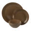 Ensemble de 12 assiettes et bols Gibson Home, pour 4 personnes, brun-133614529