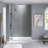 Lyon 60'' W 36'' D 75/96'' H Glue Up Solid Surface Shower Wall Panel Surround, Cuttable, 0.137-in thick-101590165