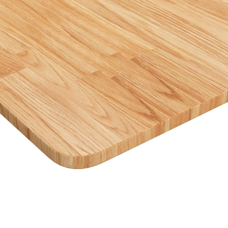 Bathroom Countertop Treated Solid Wood, Treated Light Brown, 0.6" H x 23.6" W x 15.7" D