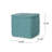 Hansolo Yarn Square Pouf, Soft Plush Texture For Comfortable Seating And Versatile Home Decor, Lightweight And Durable Design