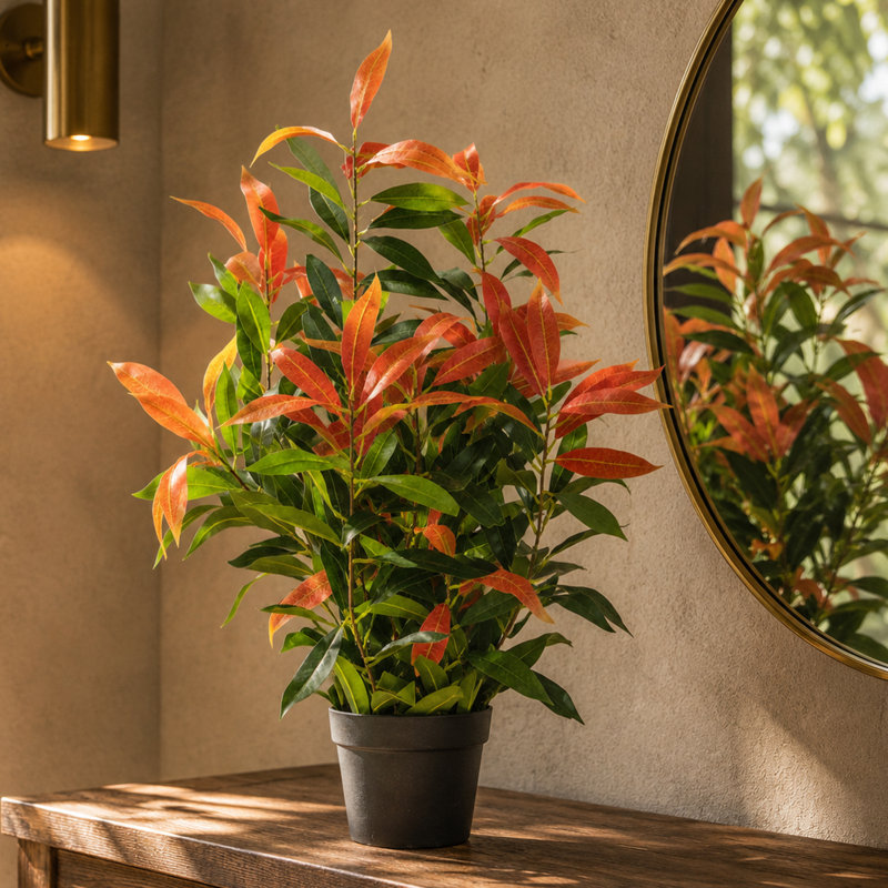 80cm Faux Ficus Plant in Pot Liner