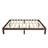 Wood Platform Bed Frame,Retro Style Platform Bed With Wooden Slat Support-800915627-780869102