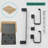 All Brass Construction 4-Pieces Bathroom Hardware Set-111971024
