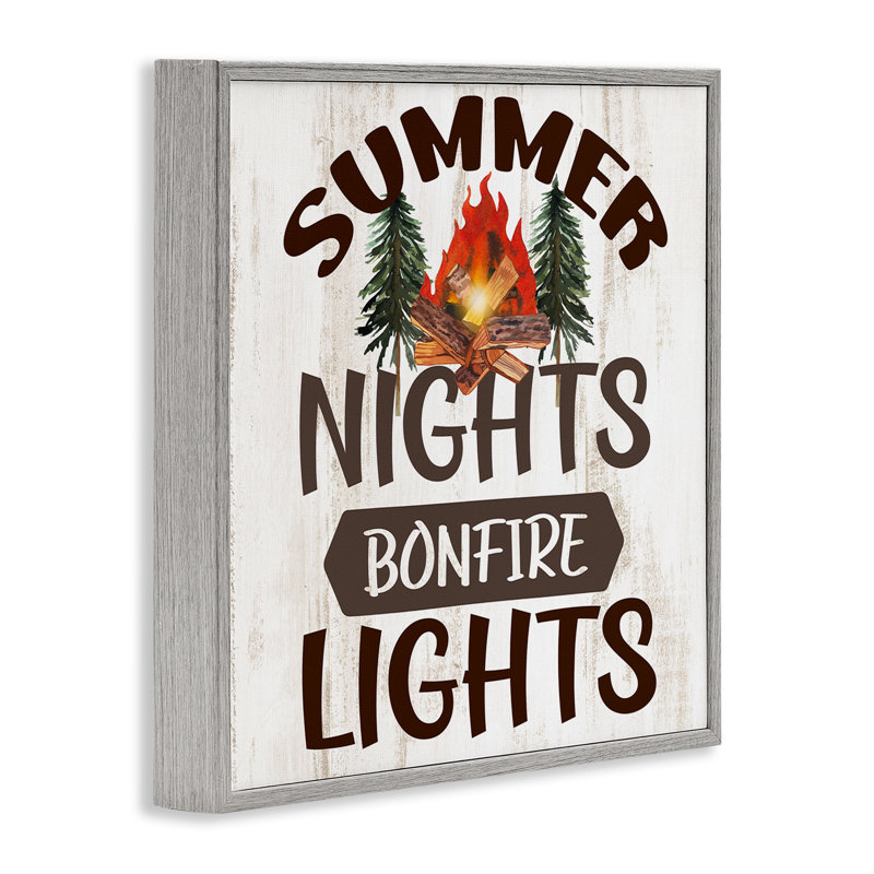 «Summer Nights», estampe numérique encadrée par Kim Allen, Estampe numérique Farmhouse, H 17 po x l 17 po