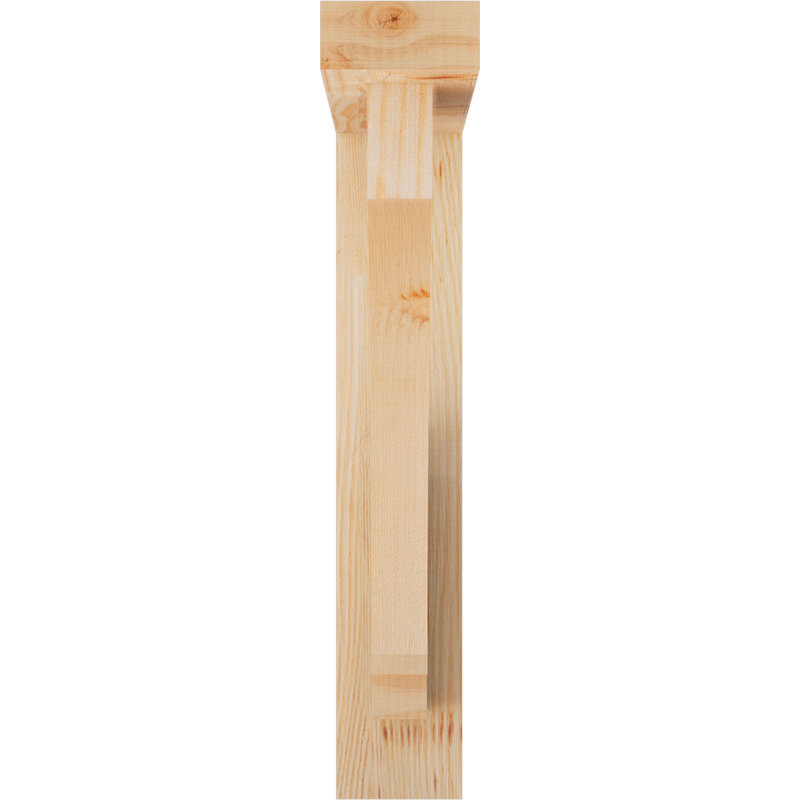 Support de bloc impérial avec entretoise décalée, 20 x 16, Sapin Douglas de l 3 1/2 (lisse)
