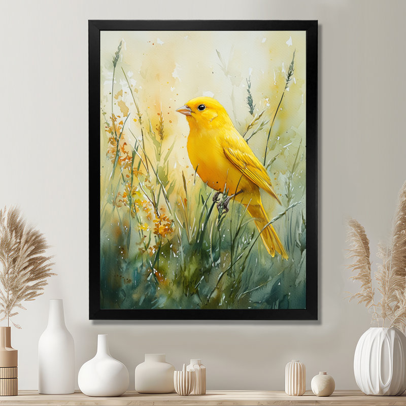 Britton - animaux, impressions sur toile, Noir, noir, noir, noir, H 20 po x l 12 po, Reproduction encadrée sans passe-partout