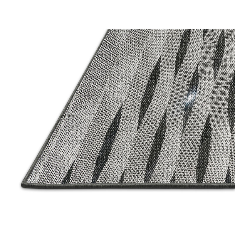 Tapis gris / bleu Power Loom, Rectangle 2 pi x 3 pi