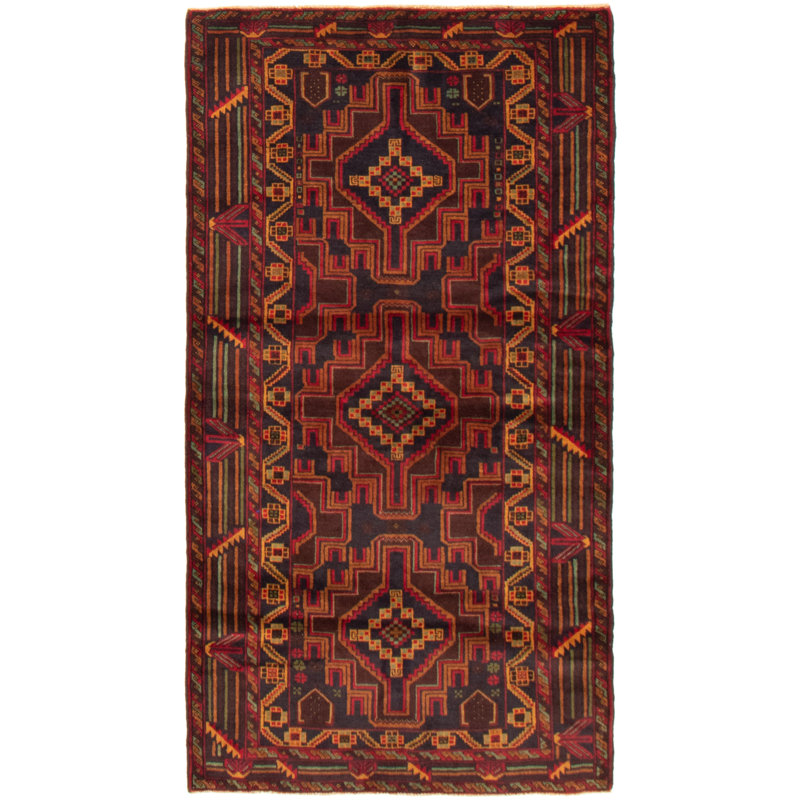 Tapis brun foncé Lynnisha 3 pi 7 po x 6 pi 6 po