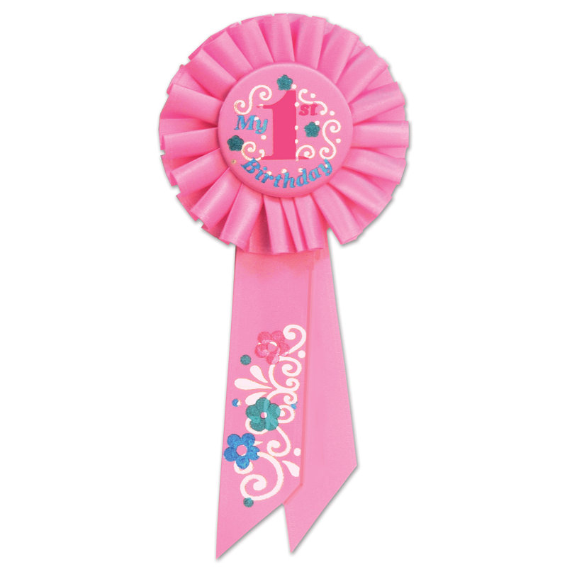 Ma «1ère» rosette d'anniversaire, Rose