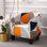 Housse de chaise de baignoire extensible MIFXIN Housse de fauteuil de baignoire haute extensible 1 pièce Housse de canapé en spandex souple Housse de protection de meuble amovible pour lavable Housse de fauteuil