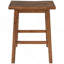 Tabourets de cuisine en bois à hauteur de comptoir 2 pièces Farmhouse Rustic