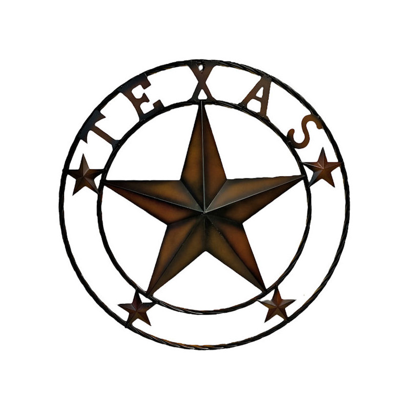 MÉTAL 2 TONNES ÉTOILE TEXAS 24 po