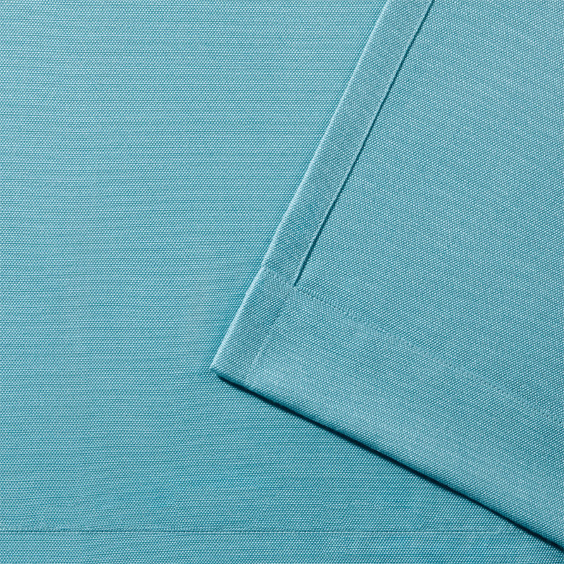 Breanna Semi Sheer Curtain Pair, Teal, 54" W x 84" L