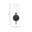 Baker 1 - Light Bath Sconce-61091955-61091952