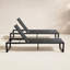 Chaise longue d'extérieur en aluminium Armando-100500467